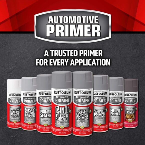 Rust-Oleum 260510 Automotive 2-in-1 Filler & Sandable Primer Spray,12 oz, (3ct) - Picture 5 of 5